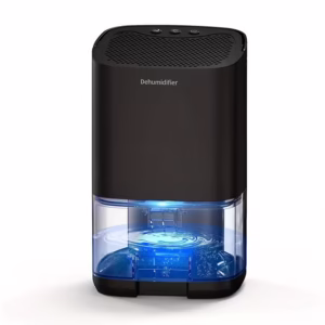 Mini osuszacz powietrza LED – cichy i wydajny